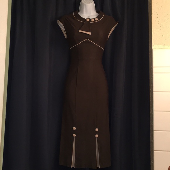 Stop Staring 30’s Bombshell Hot Cadet Dress - Picture 6 of 10